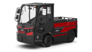 The electric tow tractors P120 – P350 from Linde Material Handling provide invaluable assistance in airport operations Electric tow tractors P120 – P350 from Linde Material Handling