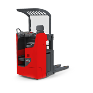 Stacker de dois níveis confortável D12 RW da Linde Material Handling