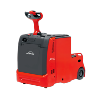 Trator de reboque com condutor acompanhante P50 da Linde Material Handling Trator de reboque com condutor acompanhante P50 da Linde Material Handling
