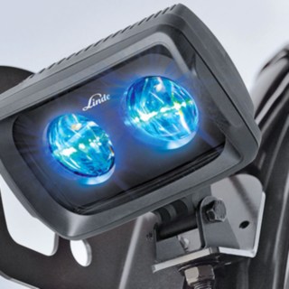 Linde BlueSpot com luz azul