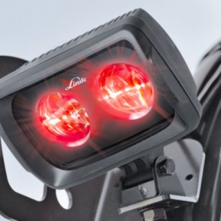 O Linde BlueSpot na variante com luz vermelha.