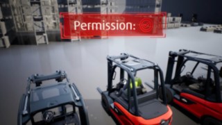 Com o myLinde, pode definir quais os operadores que podem utilizar cada equipamento e em que altura. Vídeo animado sobre o início de sessão com o Access Control do myLinde
