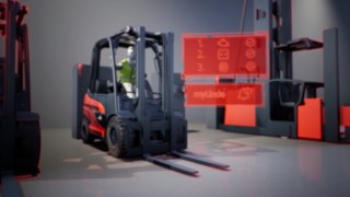 Com a aplicação Pre-Operational-Check do myLinde, pode monitorizar o estado do equipamento antes de cada colocação em funcionamento.  Vídeo animado sobre o Pre-Op-Check do myLinde