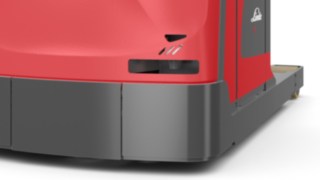 Scanner a laser traseiro do Object Warning System da Linde MH.