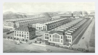 Vista aérea do terreno em Aschaffenburg