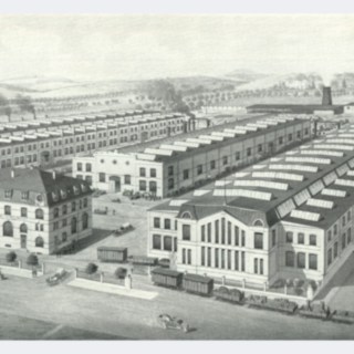 Vista aérea do terreno em Aschaffenburg