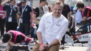 Tim Hannig, Presidente da Formula Student Germany no circuito de Hockenheim Tim Hannig, Presidente da Formula Student Germany no circuito de Hockenheim