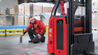 O L-MATIC da Linde Material Handling em utilização.