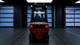 O empilhador contrapesado X25 da Linde Material Handling