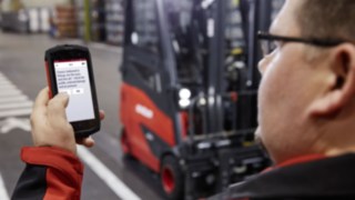 Sistema de gestão de frotas de empilhadores da Linde Material Handling Sistema de gestão de frotas de empilhadores da Linde Material Handling