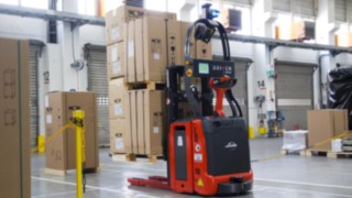 Equipamento Linde automatizado em utilização na Wolf GmbH