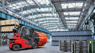 Empilhador a gás da Linde Material Handling