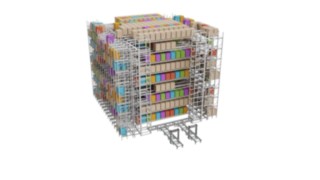 O S-MATIC cube pode ser adaptado de forma flexível aos requisitos locais O S-MATIC cube da Linde Material Handling