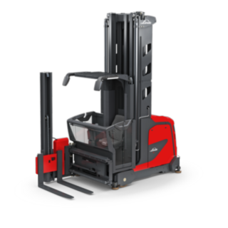 O equipamento combinado para corredores estreitos K da Linde Material Handling