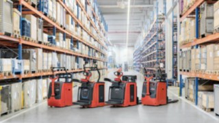 veículos industriais da Linde Material Handling 